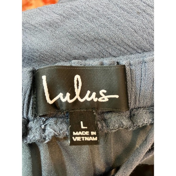 Lulu’s Gray Maxi Dress Large - Picture 6 of 7